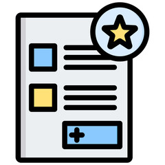 Scoring Outline Color Icon