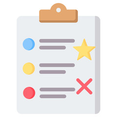Obraz premium Evaluation Flat Icon