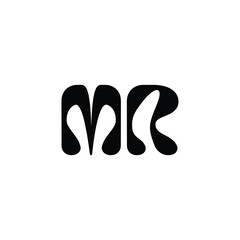 MA monogram logo design letter text name symbol monochrome logotype alphabet character simple logo