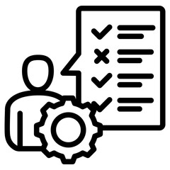 Competency Assessment Outline Icon
