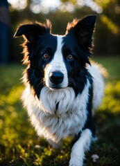 Fototapeta premium border collie dog
