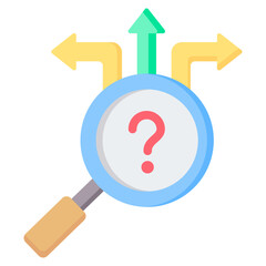 Decision Analysis Flat Icon