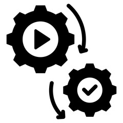 Execution Glyph Icon