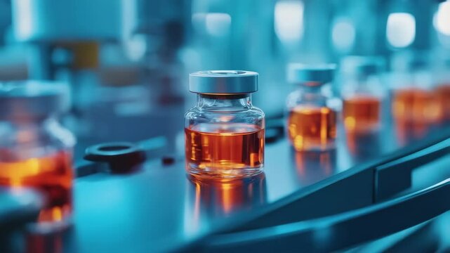Automated vaccine production in a hightech pharmaceutical lab