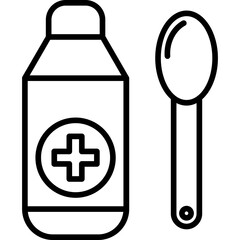 Obraz premium Syrup Icon