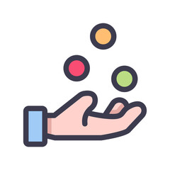 juggling filled style