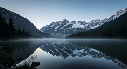 lake in the mountains