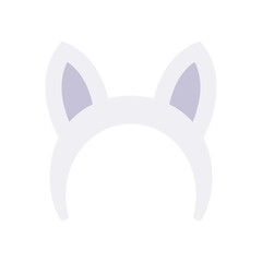 headband rabbit flat style