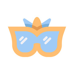 carnival glass flat style