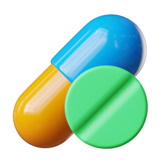 medicine 3d illustration