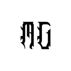 MC monogram logo design letter text name symbol monochrome logotype alphabet character simple logo