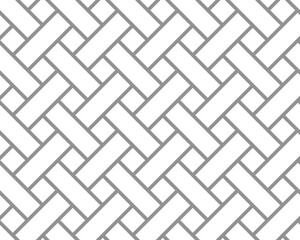 Rattan seamless pattern. Texture of the weave. Vector illustration. 