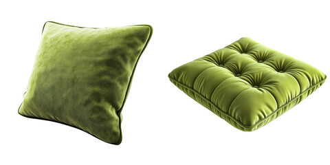 Elegant Green Cushions for Stylish Home Decor and Interior Design