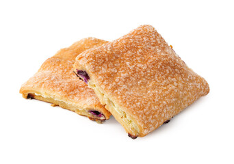 Delicious baked pastry filled with sweet berries and a crispy golden crust ready to be enjoyed