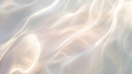 Obraz premium Elegant Draped White Fabric: A Study in Light and Texture