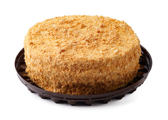 Deliciously crafted cake topped with crunchy layers perfect for special occasions