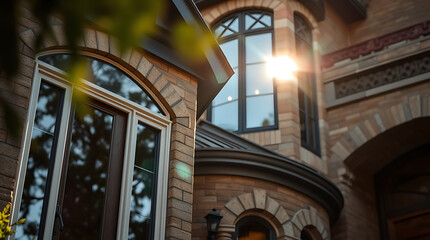 Luxury Brick House Exterior: Elegant Home Architecture and Design