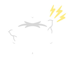 Obraz premium cute teeth illustration 