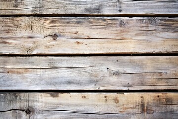 Obraz premium Close-up of a natural wood plank fence.