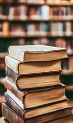 a shelf full of books
