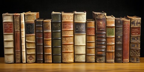 a shelf full of books