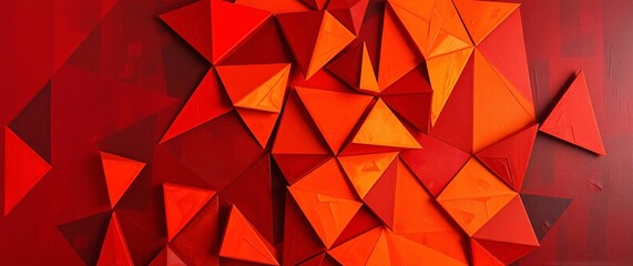 Fototapeta premium Geometric shapes made with as abstract background.