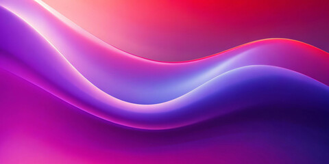 Vibrant waves of color flow across the image, blending shades of pink, purple, and blue with a hint of red. The smooth, flowing lines create a sense of movement and depth.Space for text.AI