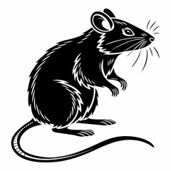 Rat Black silhouette