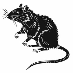 Rat Black silhouette