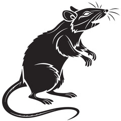 Rat Black silhouette