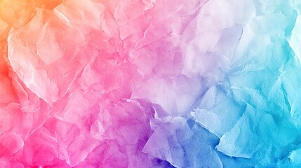 Fototapeta premium Rainbow watercolor concept. A vibrant abstract background with colorful textures in pink, blue, and orange hues.