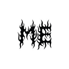 ME monogram logo design letter text name symbol monochrome logotype alphabet character simple logo