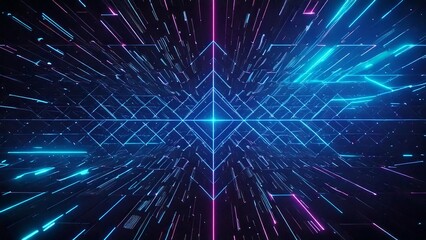 サイバー感のある近未来のイメージ 背景素材 テクスチャ AI生成素材
