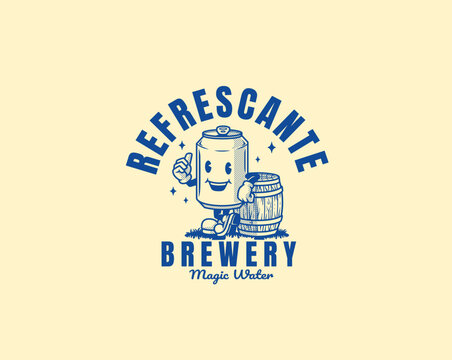 character can refrescante brewery logo