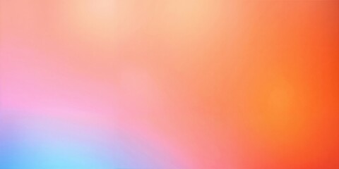 Obraz premium Orange, blue and pink gradient blurred background 