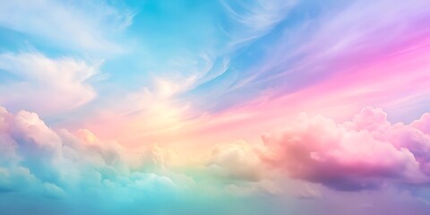 Obraz premium Elegant pastel clouds 
