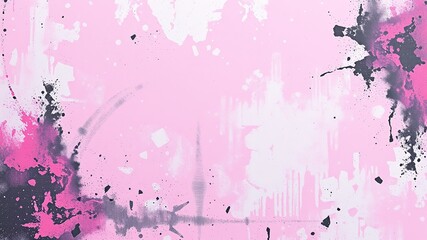 Naklejka premium Pink Black Grey Distressed Abstract 8K Background