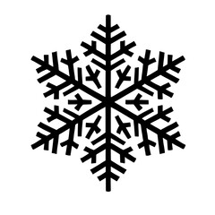 Intricate Snowflake Design: A detailed illustration of a six-pointed snowflake, showcasing its intricate, symmetrical patterns. Perfect for winter-themed designs and projects. 