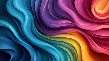 Obraz premium Abstract colorful wavy background. (2)