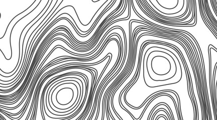 Fototapeta premium abstract wavy background. topographic contour background. contour lines background. Topographic map contour background.