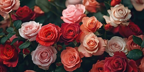 Obraz premium Wedding checklist on a vibrant rose background featuring shades of pink and red with space for personalized text in the center.