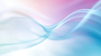 Naklejka premium Abstract Pastel Waves: A Serene Visual Symphony