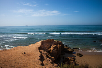 North Africa . Morocco, Beautiful city of Agadir. Agadir is a large city in Morocco, located on the Atlantic Ocean.
