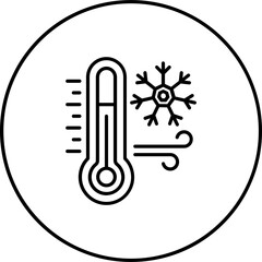 Obraz premium Cold Waves Icon