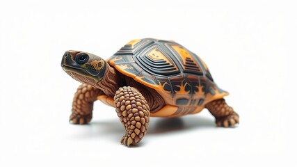 Obraz premium Sulcata Tortoise Detailed Close-up