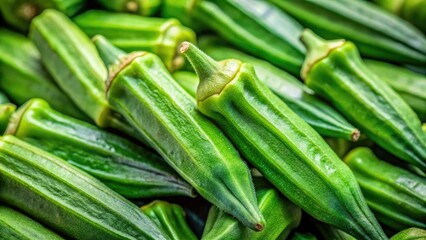 Crisp, high-resolution okra images: royalty-free stock photos for vibrant culinary visuals.