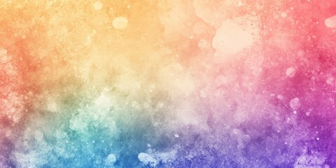 Pastel gradient background with vibrant color splashes in blue, green, yellow, orange, and pink creating an artistic, blurry texture design