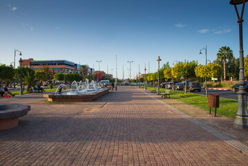 North Africa. Morocco. Beautiful places of the ancient city of Morocco - Marrakesh.
