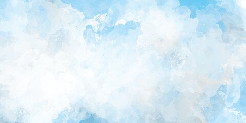 Abstract grunge tint light blue watercolor background abstract light blue and white colors background for design