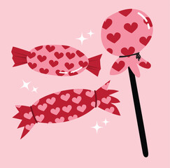 Love Themed Candy for Valentine Day